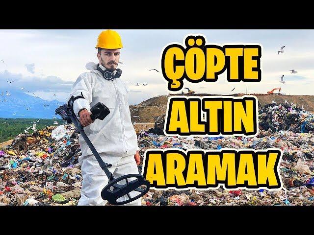 ŞEHİR ÇÖPLÜĞÜNDE DEDEKTÖR ile ALTIN ARAMAK !!