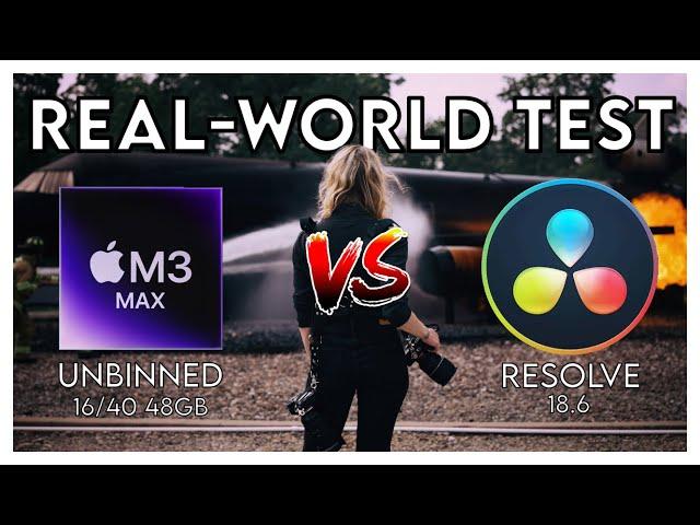 MacBook Pro M3 MAX  vs DaVinci Resolve 18: Real-World Test