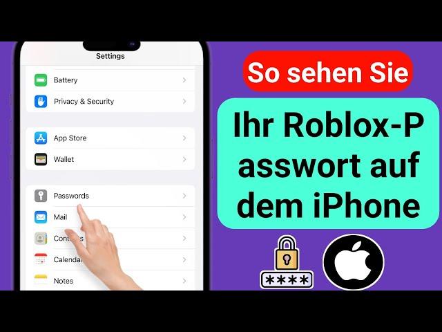 So sehen Sie Ihr Passwort in Roblox(iPhone & iOS) | So sehen Sie das Roblox-Passwort