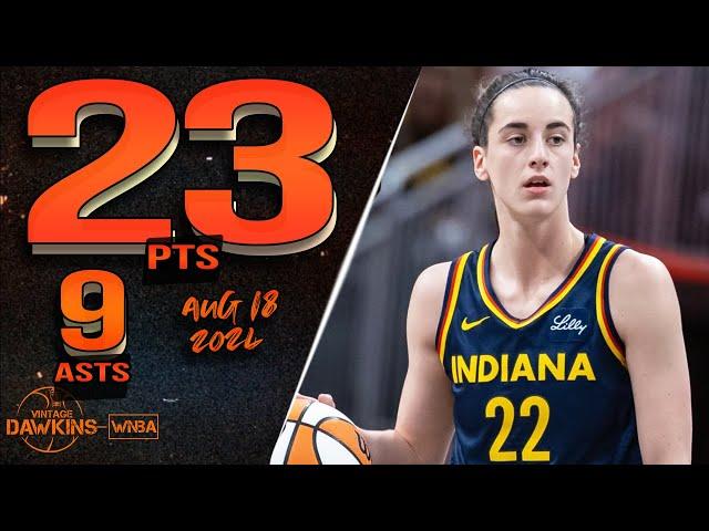 Caitlin Clark Puts On a Show With 23 Pts x 9 Asts vs Storm  | Aug 18, 2024