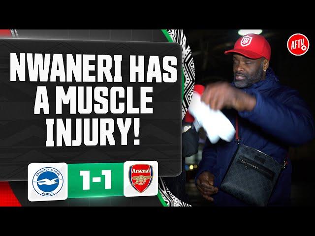 Ethan Nwaneri Has A Muscle Injury! (Yardman) | Brighton 1-1 Arsenal