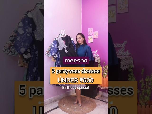 #meeshofinds partywear dresses under 500 every girl must try #meesho #fyp #foryou #explore #fashion