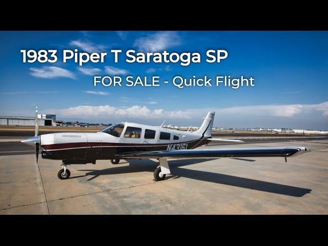 #43 1983 Piper T Saratoga SP For Sale - Full Glass Panel