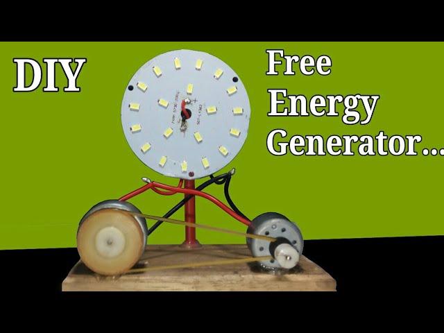 Free Energy Generator DC 12V LED Light 100%