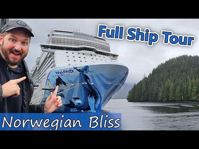 Full Ship Tour of the Norwegian Bliss ||  2023 Alaska Cruise Norwegian Bliss