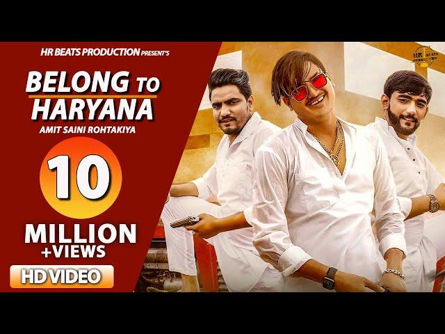 Amit Saini Rohtakiya : Belong To Haryana | Nitesh Thakran, Vishal Sehrawat | New Haryanvi Songs 2021