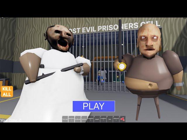 GRANNY BARRY'S PRISON RUN (OBBY) - Playing as GRANDPA FULL GAMEPLAY ROBLOX UPDATE FULL GAME #obby