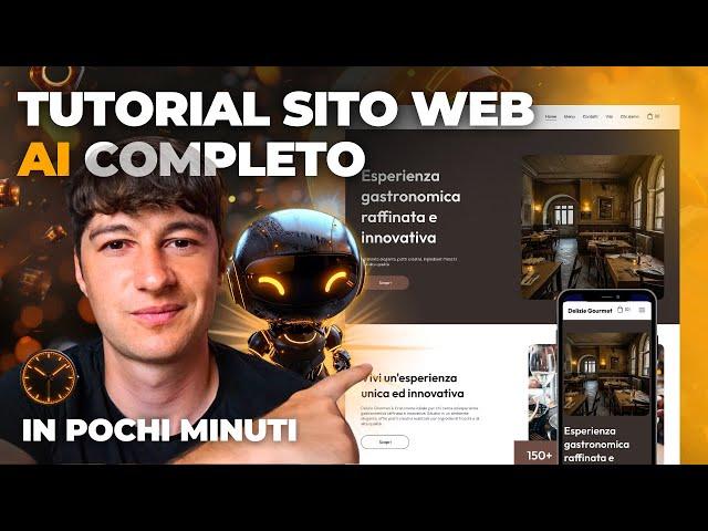 Come Creare un Sito Web con l'Intelligenza Artificiale Completo