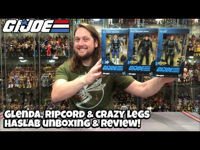 Glenda, Ripcord & Crazy Legs Haslab Dragonfly GIJOE Classified Series Unboxing & Review!