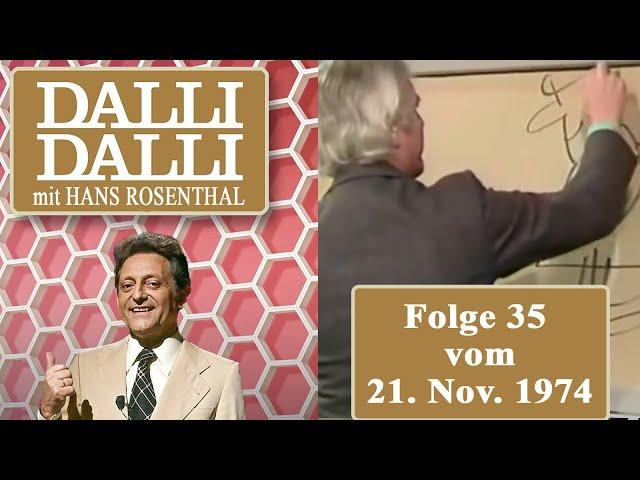 Dalli Dalli - Mit Hans Rosenthal - Folge 35 - Erstausstrahlung vom 21. November 1974