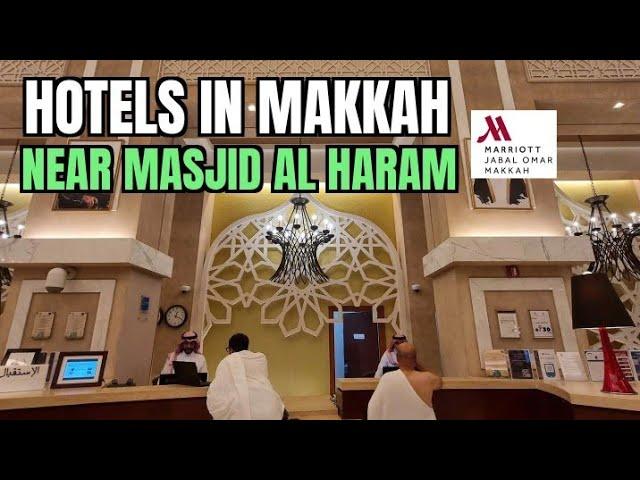 JABAL OMAR MARRIOTT HOTEL MAKKAH - Inside Tour | Hotels Near Masjid Al Haram