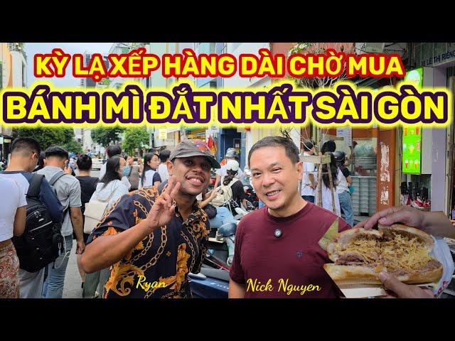 TRẢI NGHIỆM BÁNH MÌ HUYNH HOA VÀ CAFE 343 - NGƯỜI BẠN MỸ HÁ MIỆNG NÓI GÌ? || Nick Nguyen