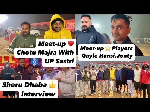 Prem Indri Vlog-387Meet-up ⭐️Players Chotu Majra,Gayle Hansi,Jonty Prize Distribution ️Interview