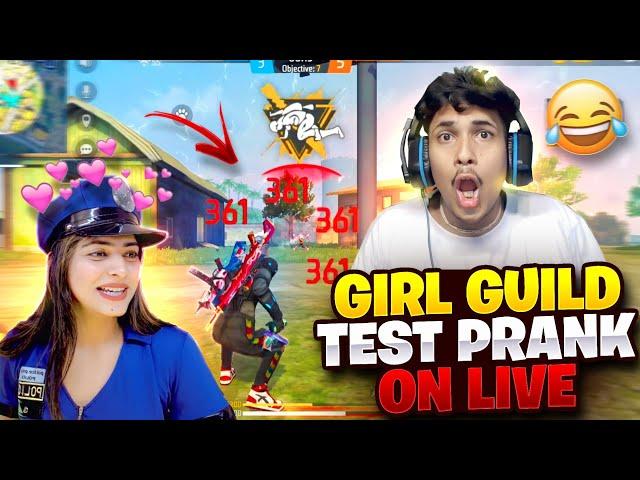 Guild Test Prank On Live