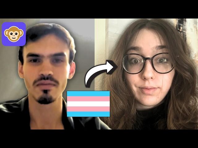 Trans Woman Meets Unhinged Stranger  (Trans Girl Trolling on Monkey App GONE WRONG)