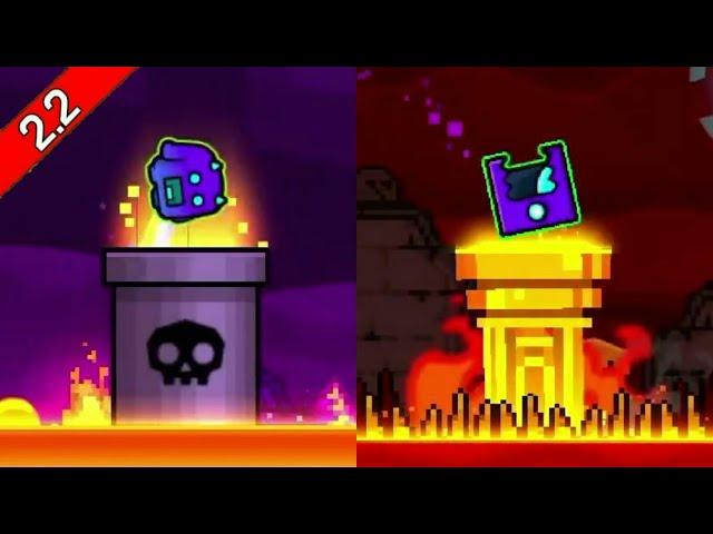 2.2 Sneak Peek 1+2 | Geometry Dash 2.2 (Explorers + Dash)