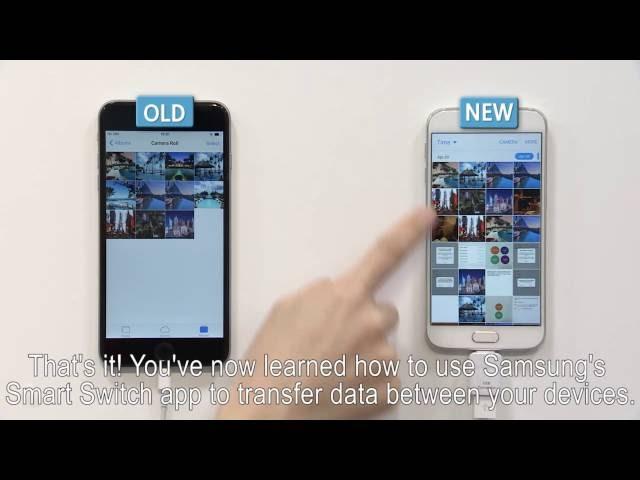 Samsung Smart Switch | How To: iOS to Galaxy using a USB connector