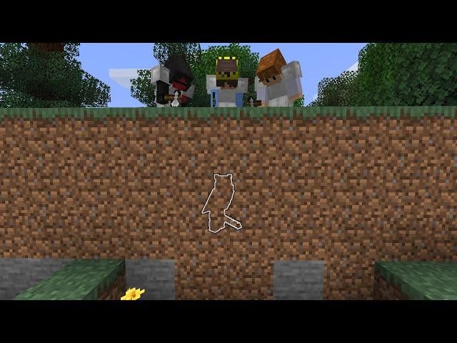 Minecraft Survivalist VS 3 Hitmen