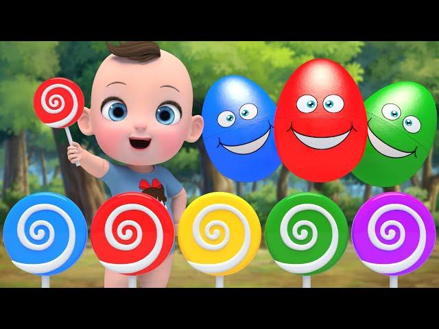 Surprise egg Supermarket Song | Five Little Monkeys Jumping On The Bed | Nursery Rhymes Kindergarten