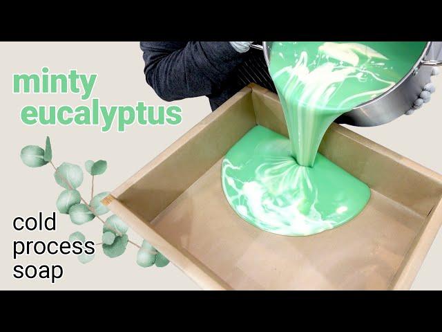 Minty Eucalyptus Cold Process Soapmaking | MO River Soap