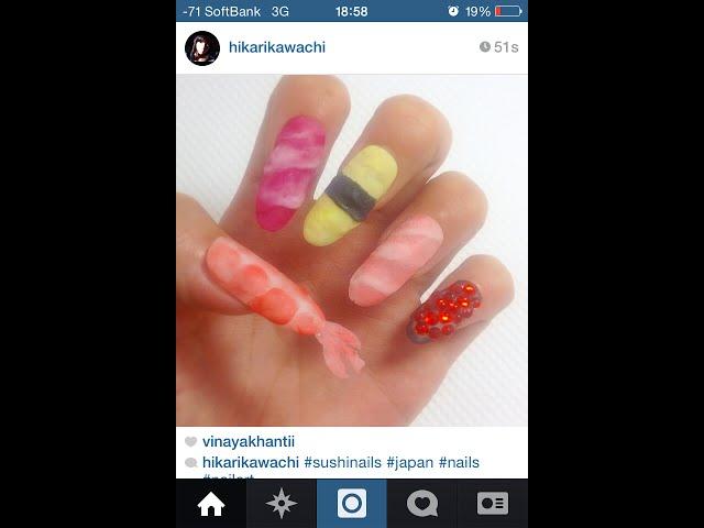 How to make sushi nails