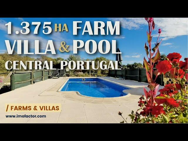  Fantastic Farm for Sale in Central Portugal with Villa & Pool | €210000