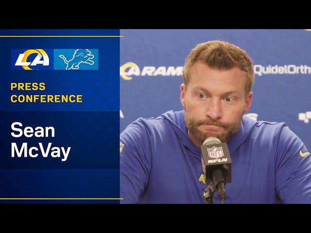 Sean McVay Reacts To Wild Card Loss In Detroit; What Team Can Build On Moving Into 2024