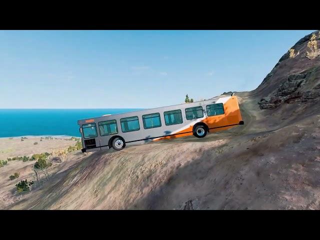 Extreme Bus Offroading Adventure: Conquering Deserted Mountains in Realistic Terrain!