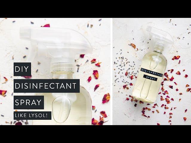 DIY DISINFECTANT SPRAY ⦊ like lysol spray