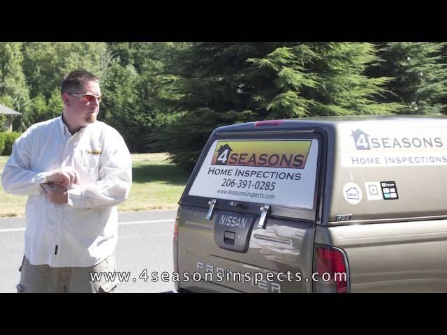 A home Inspection;  4 SEASONS HOME INSPECTIONS