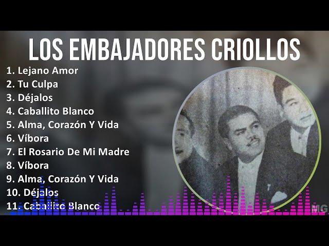 Los Embajadores Criollos 2024 MIX Las Mejores Canciones - Lejano Amor, Tu Culpa, Déjalos, Caball...