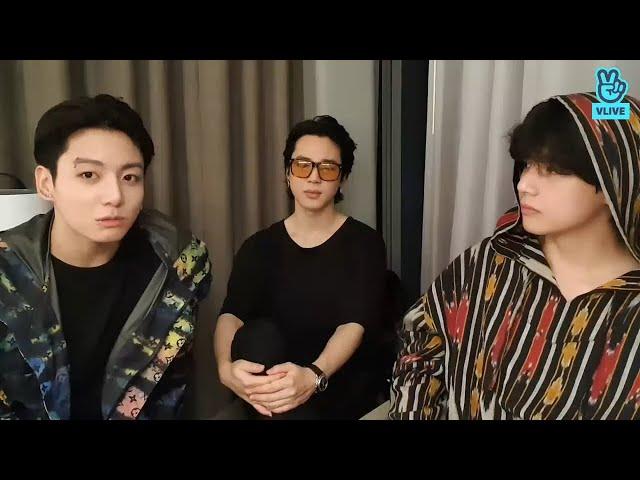 [ENG SUB] TAEHYUNG, JIMIN & JUNGKOOK LIVE VLIVE (PART 2)