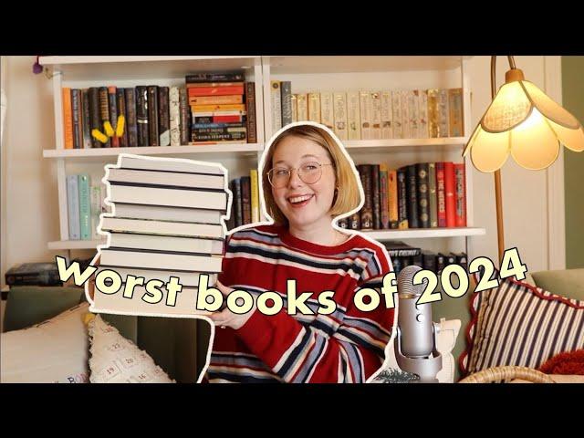 The WORST Books I Read in 2024! (so many popular disappointments)