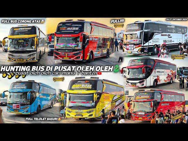 FULL BUS TELOLET BASURIhunting bus trip anyer di pusat oleh oleh cm7 banten‼️rame bus aktor basuri