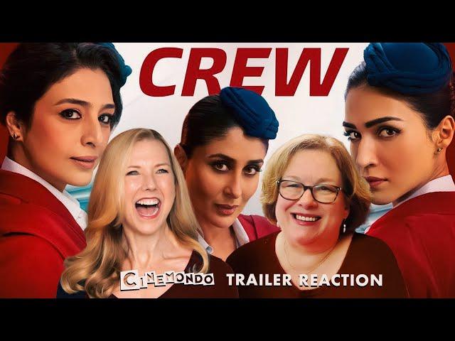 Crew Trailer Reaction! Hindi  Tabu, Kareena Kapoor Khan, Kriti Sanon!