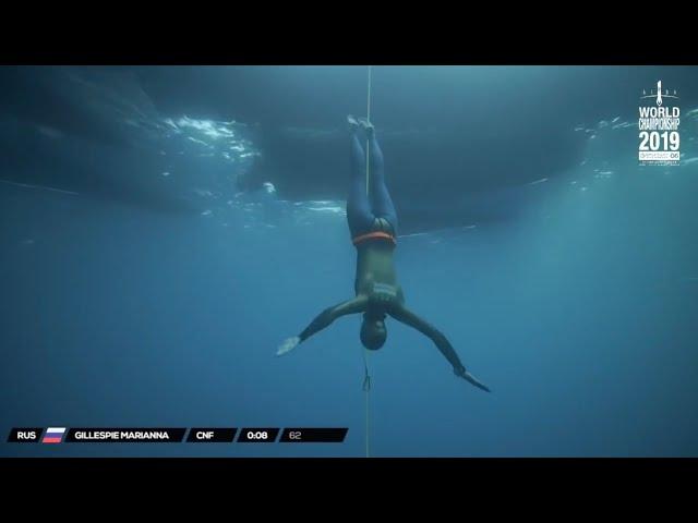 Marianna Gillespie - Silver Medal | CNF | AIDA Freediving Depth World Championships 2019