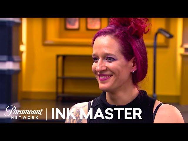 Caroline Exceeds A Canvas' Expectations - Ink Master: Redemption, Season 3