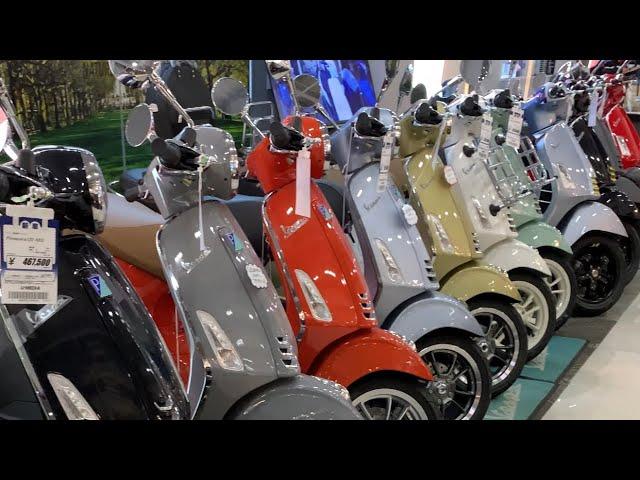 VESPA Scooters. All Colors