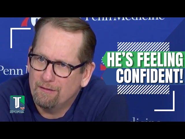 Nick Nurse PRAISES Paul George after Sixers' WIN over Pistons: 'He HAD a GREAT GAME'