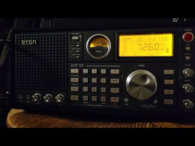 Voice of Turkey broadcasting to South America, tuned in Canada !