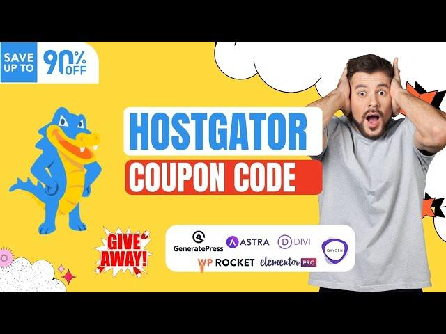  HostGator Coupon Code 2024 Unlock Massive Savings with Our HostGator Coupon Code!