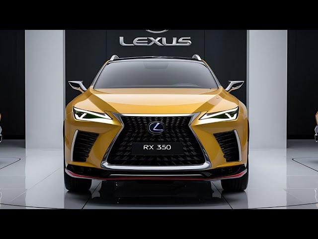 2025 Lexus RX 350: Electrifying the Future of Luxury SUVs"