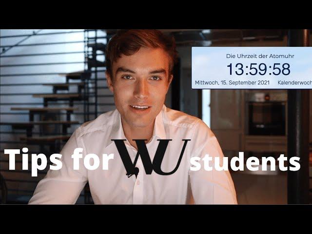 5 Tips for WU Vienna Students