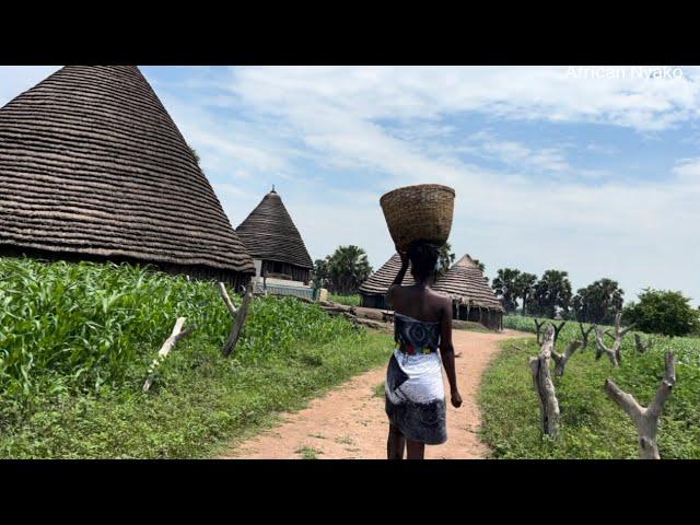 African Village Life in South Sudan  / Morning Routine  #shortvideo #africa