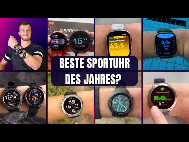 Was waren die besten Sportuhren des Jahres 2024? (Garmin, Polar, Amazfit, Coros & Mehr)