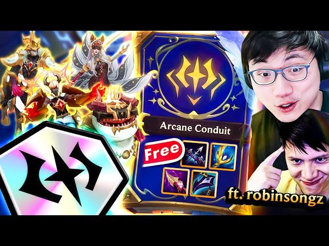 Arcane Conduit Buffs And Donates Free Items To My Arcanas (ft. robinsongz)