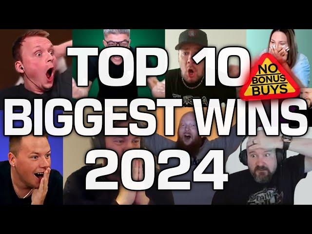 Top 10 Streamers Biggest Wins of 2024: Bonus Buys EXCLUDED!