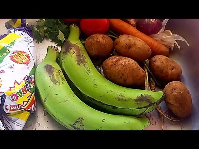 How to cook Delicious Matoke, with Potatoes and Meat/Kenyan dishes edition