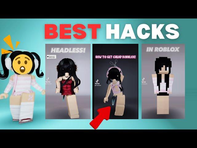 ROBLOX HACKS COMPILATION(2023) KORBLOX, HEADLESS & MORE!