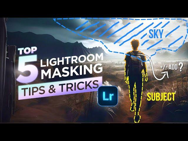 Top 5 TIPS & TRICKS to Become a LIGHTROOM MASKING MASTER | Lightroom Mobile Tutorial